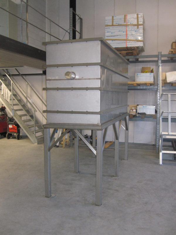 Water recycletank voor de Carwash